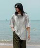 RUGGED HOUSE Multi-Stripe Cotton Crew Neck Short Sleeve T-Shirt (2 Colors)