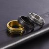 2026 Retro Beast Body Curl Pattern Rotatable Ring Neutral Male Chinese Style Element Guochao Ring
