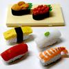 No Brand Item Japan Souvenir Sushi Eraser Set