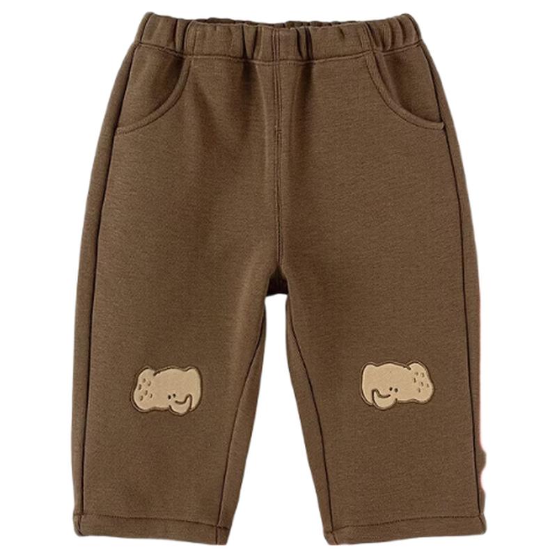 Balabala Kids Fleece-Lined Carrot Pants 130