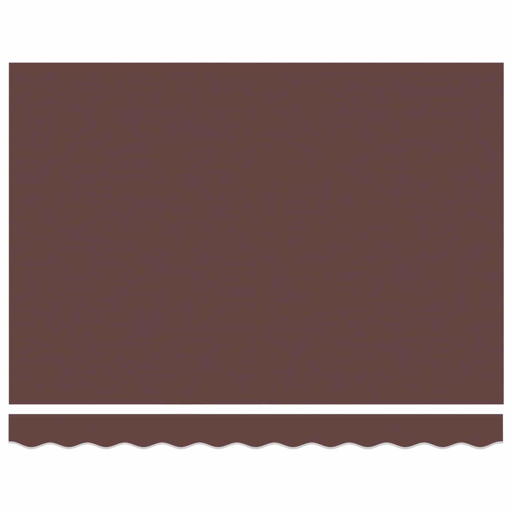 Electric Retractable Awning Brown and Anthracite 2.5 X 2 M