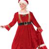 Weihnachtsmann Gürtel 49'' Lang Kostümzubehör für Karnevalskostüme Weihnachtsmann Weihnachts-Themenparty Breiter Gürtel