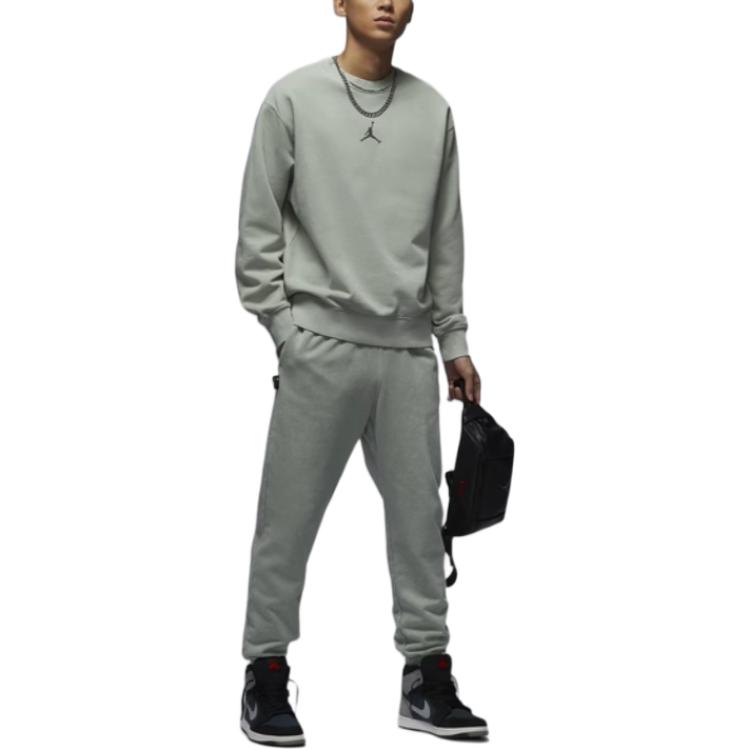Jordan Fleece Crewneck Sports Sweatshirt Men sweatshirt Horizon-Green HV8950370