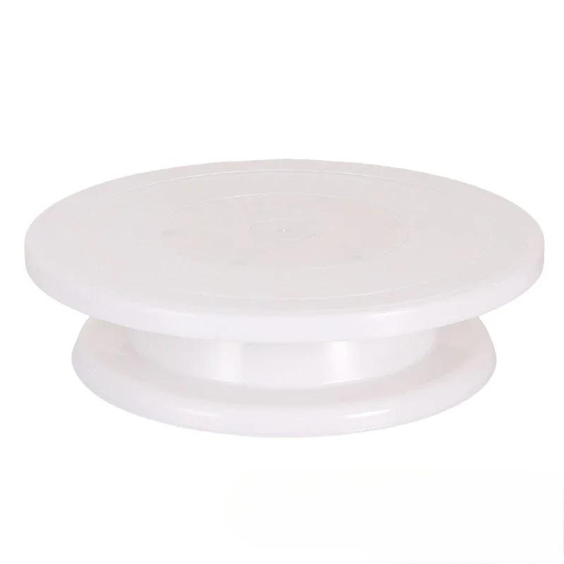 Plastic DIY Cake Mounting Turntable Baking Tool Home Anti Slip Birthday Cake Rotating Table Mounting Table Plastic Baking Tool