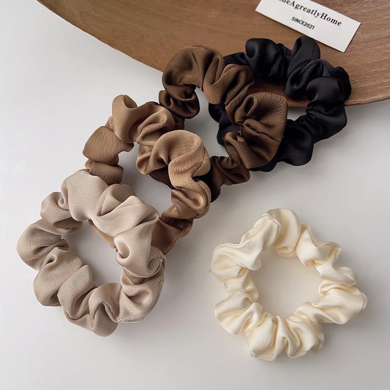 Korean Elegant Retro Intestine Hair Ring for Women - Stylish Bun & Ponytail Hair Accessory