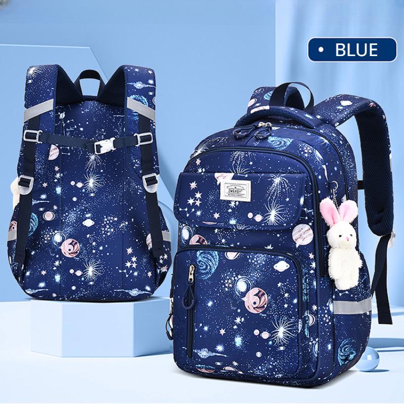 Nylon Waterproof Schoolbags for Girls Elementary School Students Grade 1 3 6 Cute Light Casual Backpack Spine Protaction Book Bag