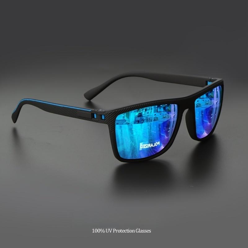 2025 New Square Frame Polarized Sunglasses High-Quality Spring Hinges Multicolor Coated Lenses for Vacation Driving Fishing UV P