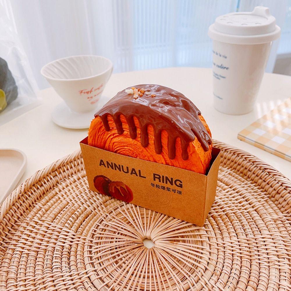 Cake Bread Slow Rebound Toy Bread Puff Slow Rebound Toy Squeeze Dessert Toy  Children Toys