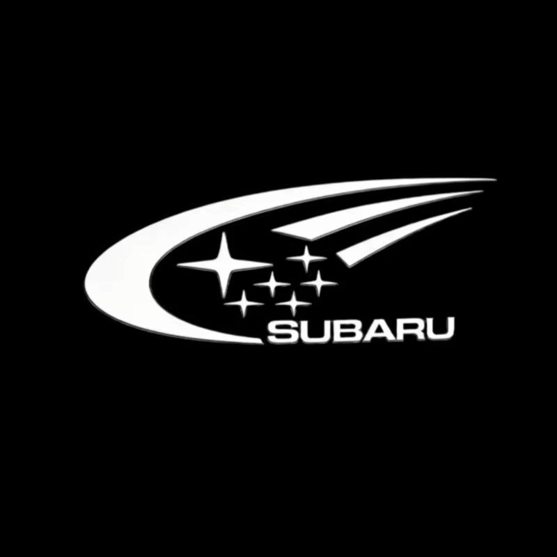 Led Car Door Projector Light Laser Welcome Lamps For Subaru Outback Legacy Impreza Tribeca Forester XV Car Accessories