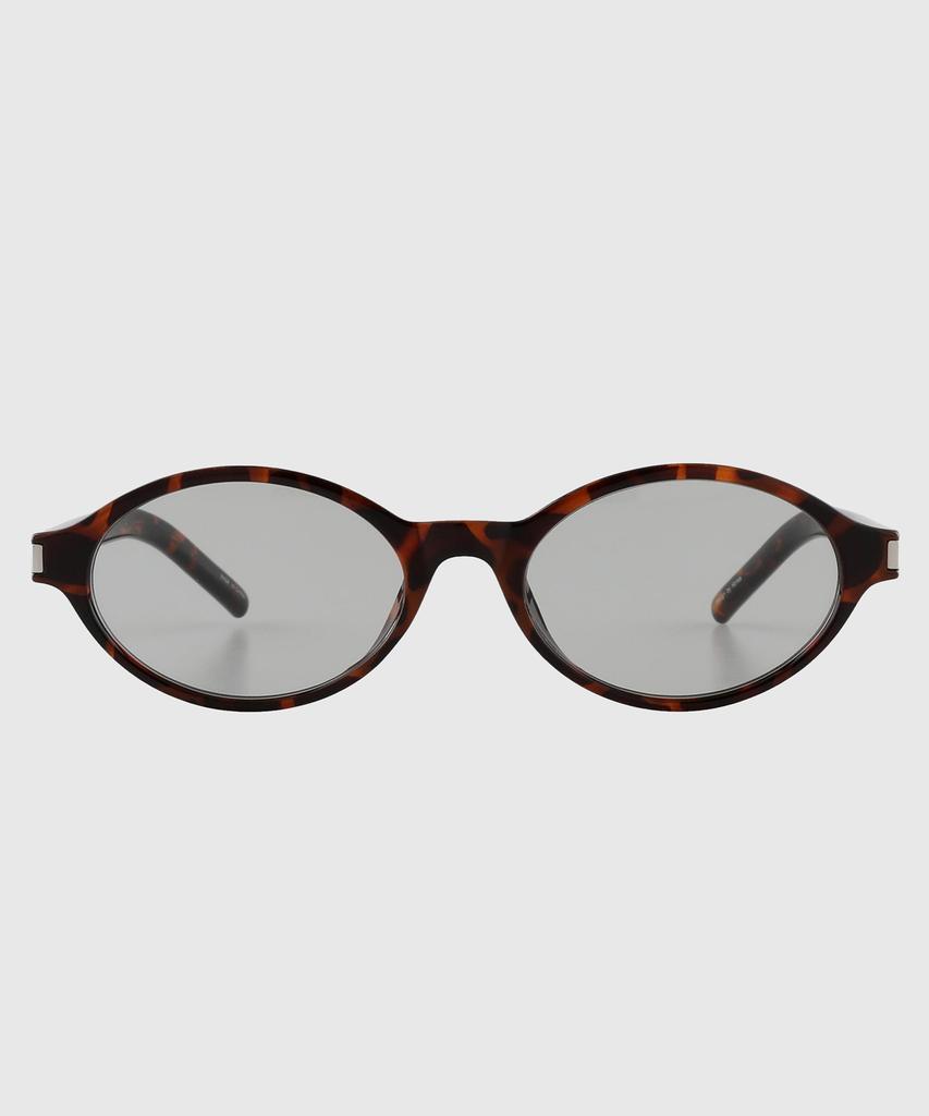Tuditeo Mon Tinted Lightweight Horn-Rimmed Geek Chic Sunglasses Nylon Tinted Lenses C3 Leopard Black Tint