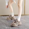 KX nuove sneakers casual con plateau autunnali mostrano scarpe da ginnastica alte da papà