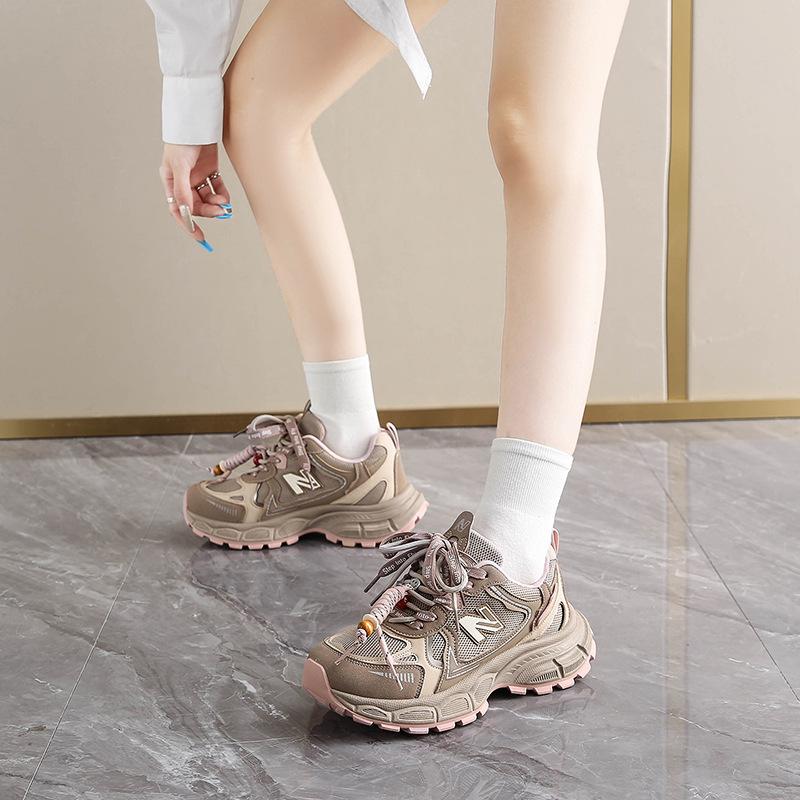 KX nuove sneakers casual con plateau autunnali mostrano scarpe da ginnastica alte da papà