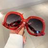 Oversized Round Sunglasses Stylish Vintage Candy Color Frame Women Eyewear  New Brand Design Gradient UV400 Shades