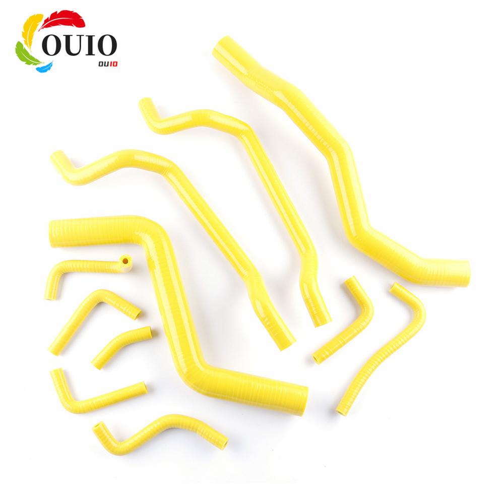Fit Mitsubishi 95-99 Eclipse 2G GSX DSM 4G63T Silicone Pipe Radiator&Heater Hose Kit