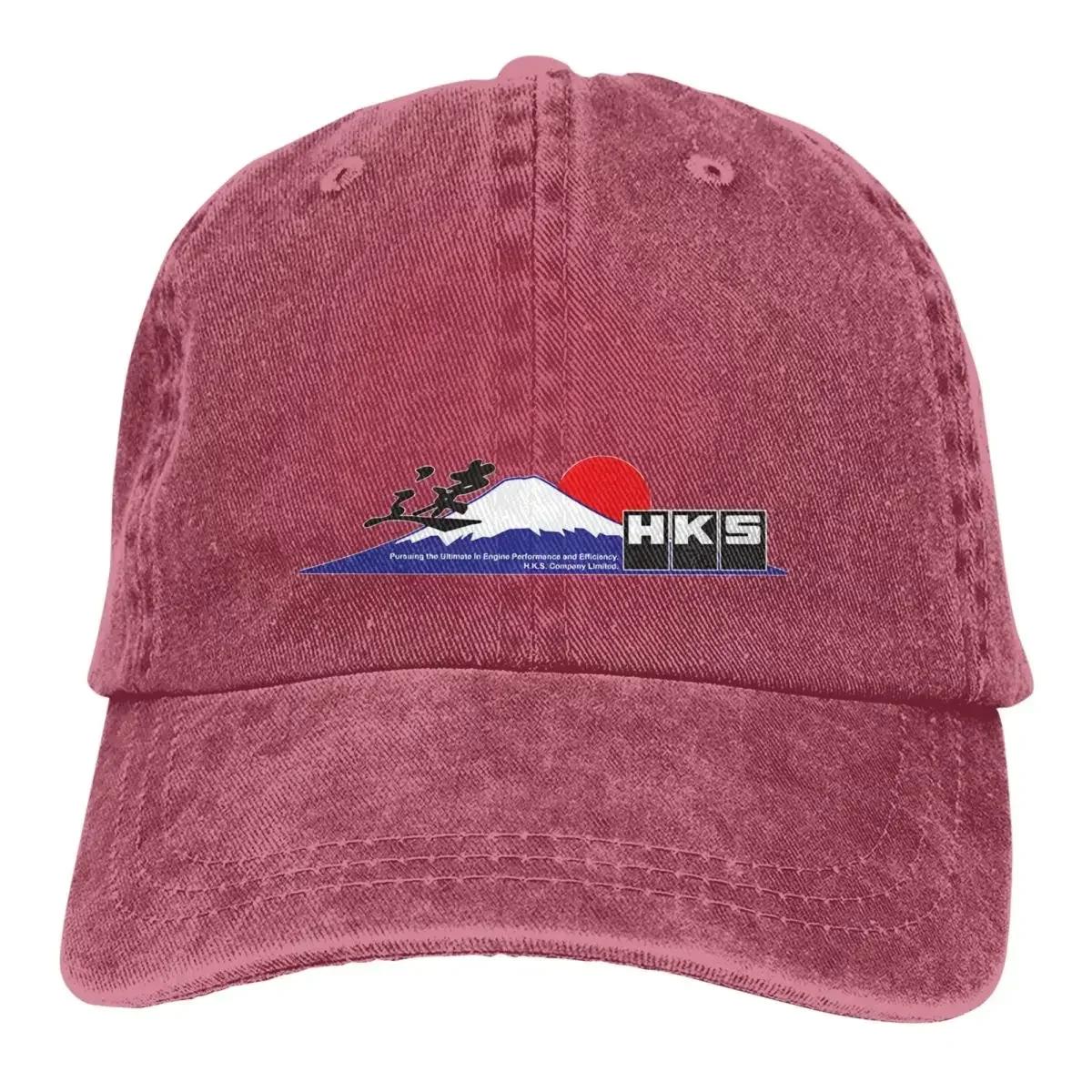 HKS Fujiyama Baseball Cap Unisex Hats WoUnisex Visor Protection Snapback HKS Caps One Size