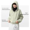 Warrior Women's Cropped Full-Zip Hoodie