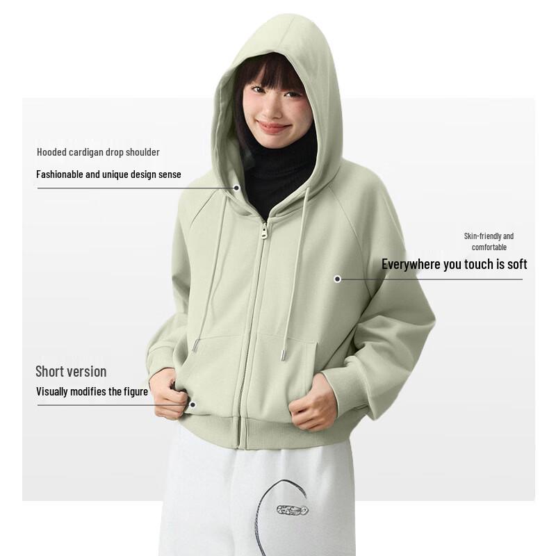 Warrior Women's Cropped Full-Zip Hoodie