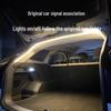 Car Trunk Ambient LED Light Strip: No Wiring, Automatic Induction Tail Box Decoration.