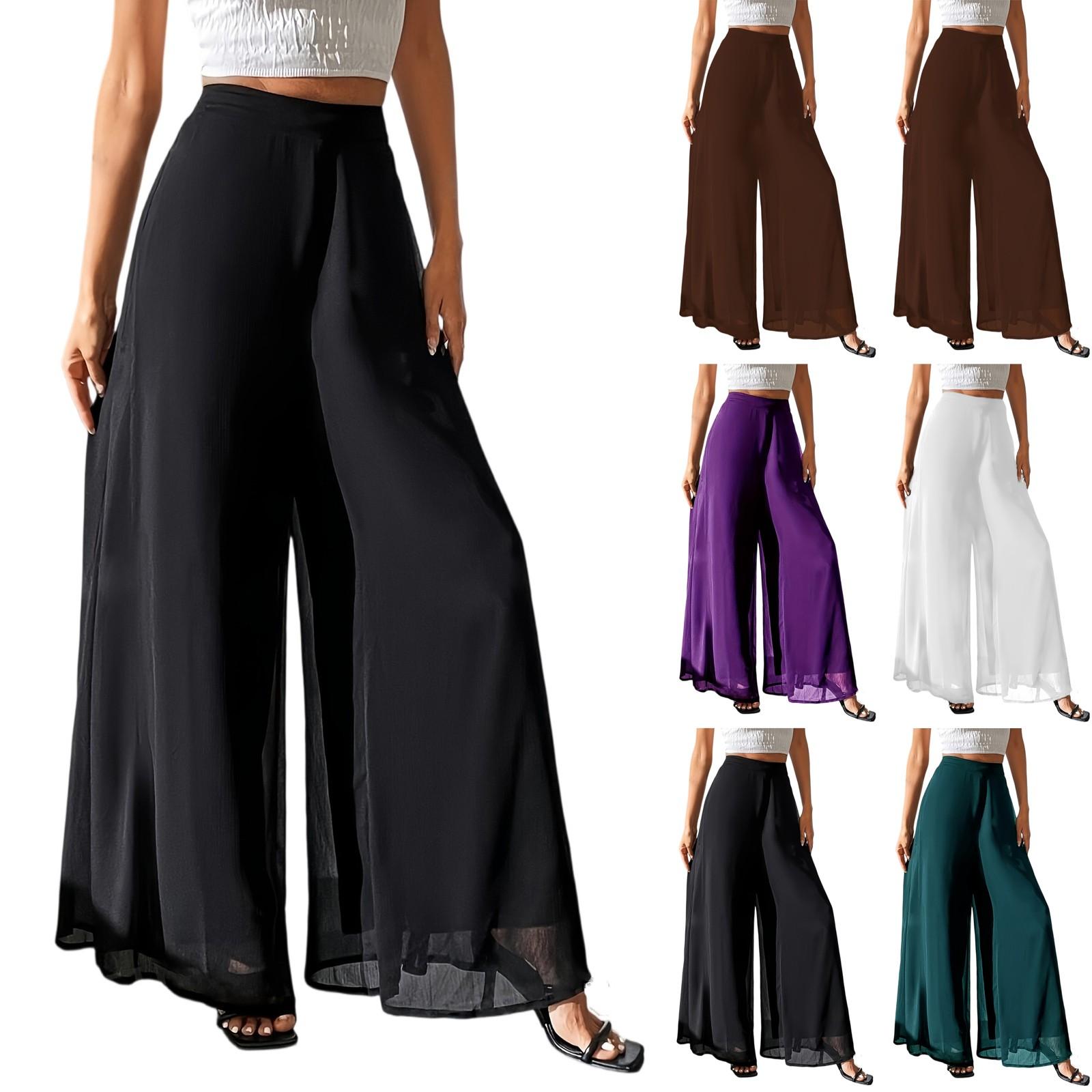 

Women s Straight Pants Fashion Casual Pants Nine Point Harlan Pants L чорний
