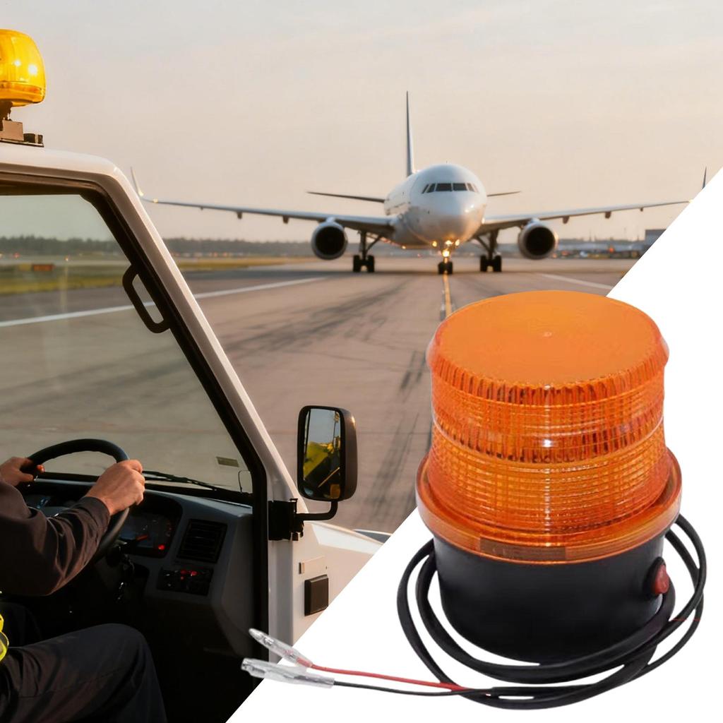 LED Strobe Lights DC12-72V LED Alarm Safety Lamp Strobe Warning Light For Outdoor Truck Trailor Motorcycle Airport School Bus