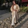 2025 Autumn European and American Women's Off-Shoulder Long Knitted Dress & Cardigan