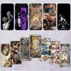 Fresco Adam Sculpture Transparent Phone Case for Motorola Moto G7 G8 G9 G84 G85 G73 G24 G15 Z2 Play Power Plus