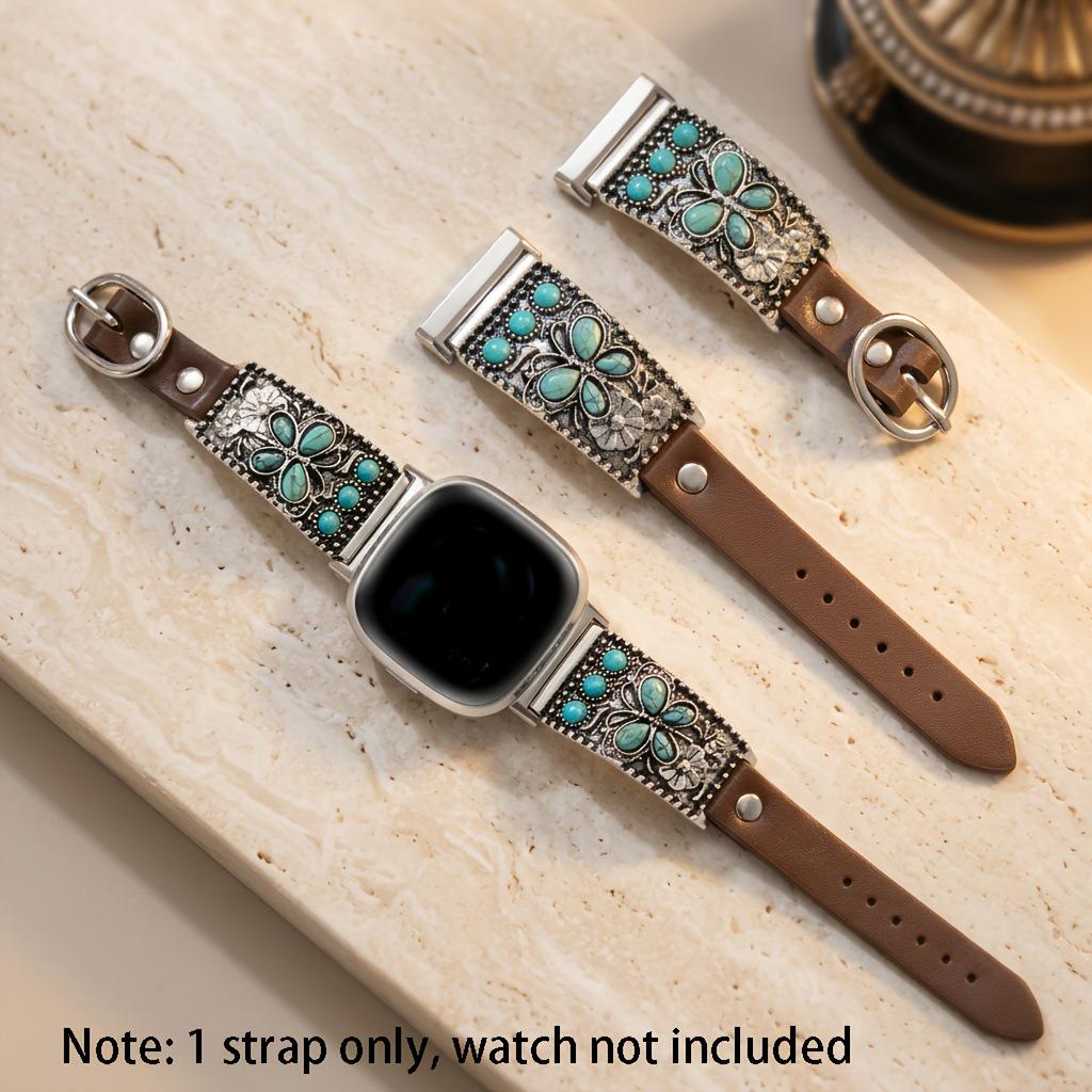 Turquoise Smartwatch Strap for Apple & Samsung Huawei 20mm Non-Bite V3