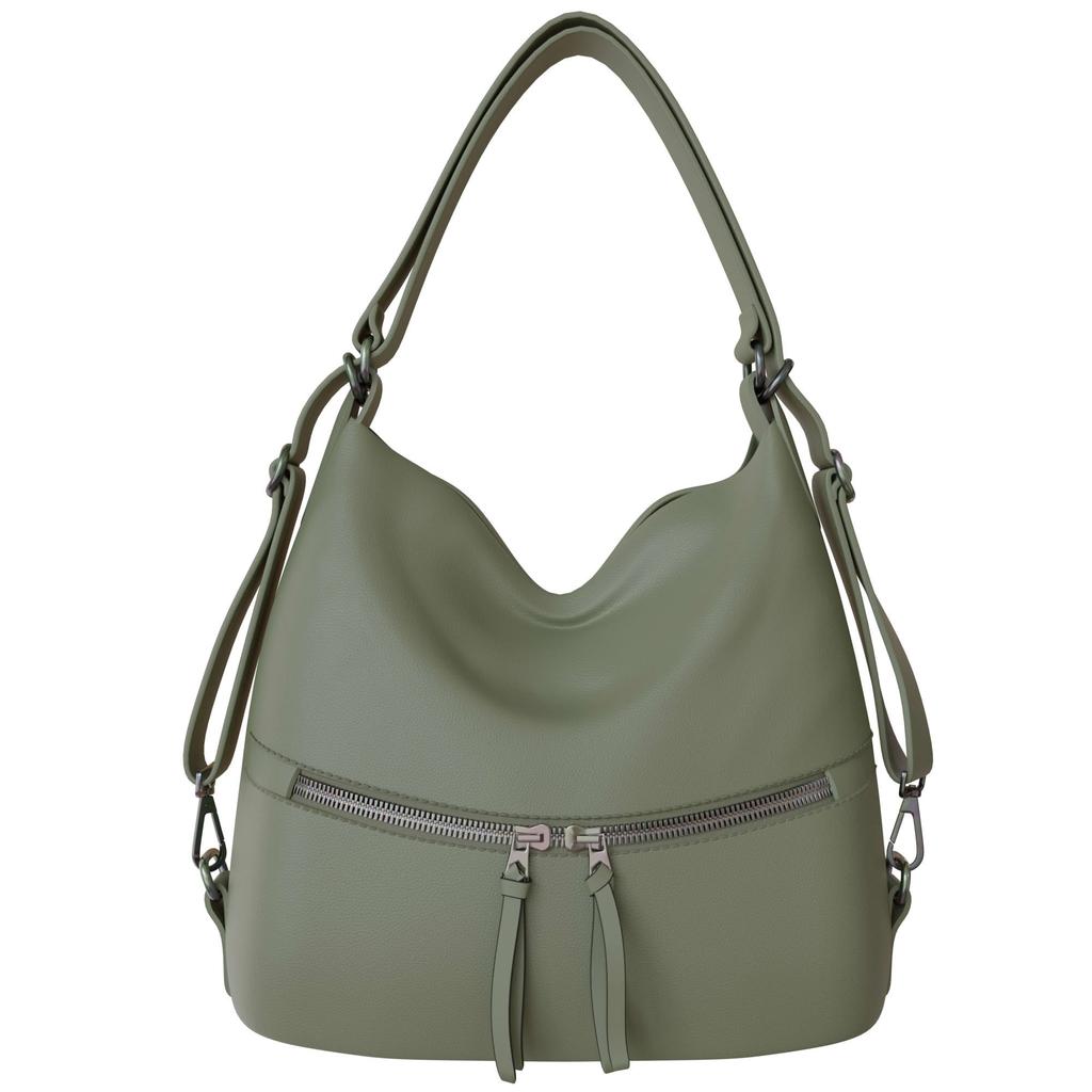Bolso Shopper para Mujer de Cuero Vegano con Función Mochila