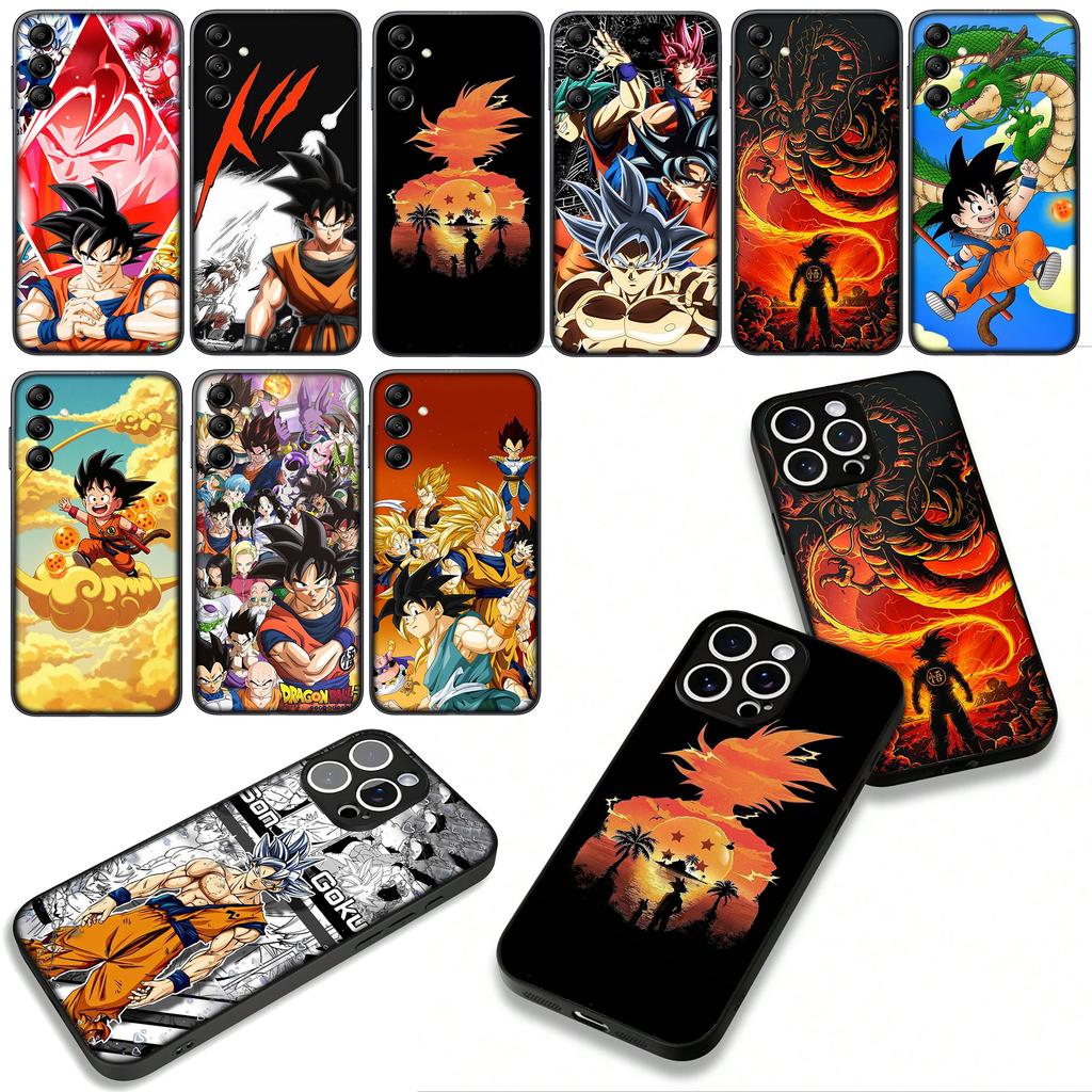 Wallpaper Dragon Goku Ball Z Phone Cover Case for Apple iPhone 16 15 14 Plus 13 12 Mini 17 Pro Max + ProMax 16E Air 16+ Casing