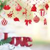 12pcs Red Christmas Spiral Pendant Candy Gift Box Bell Merry Christmas Decorations  Children Gifts