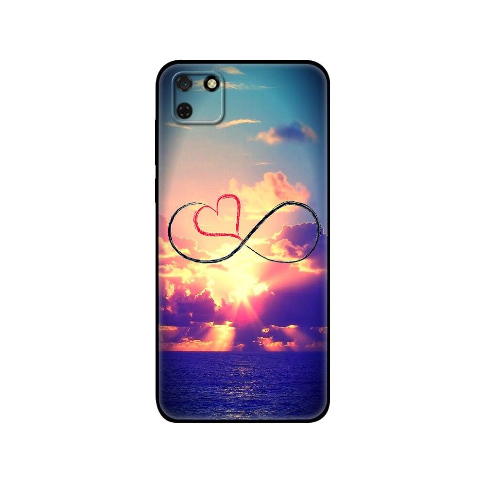 For HONOR 9S Case 5.45" Soft Silicon Tpu Phone Cover On Huawei Honor 9S 9 S DUA-LX9 Back Funda Black Tpu Case