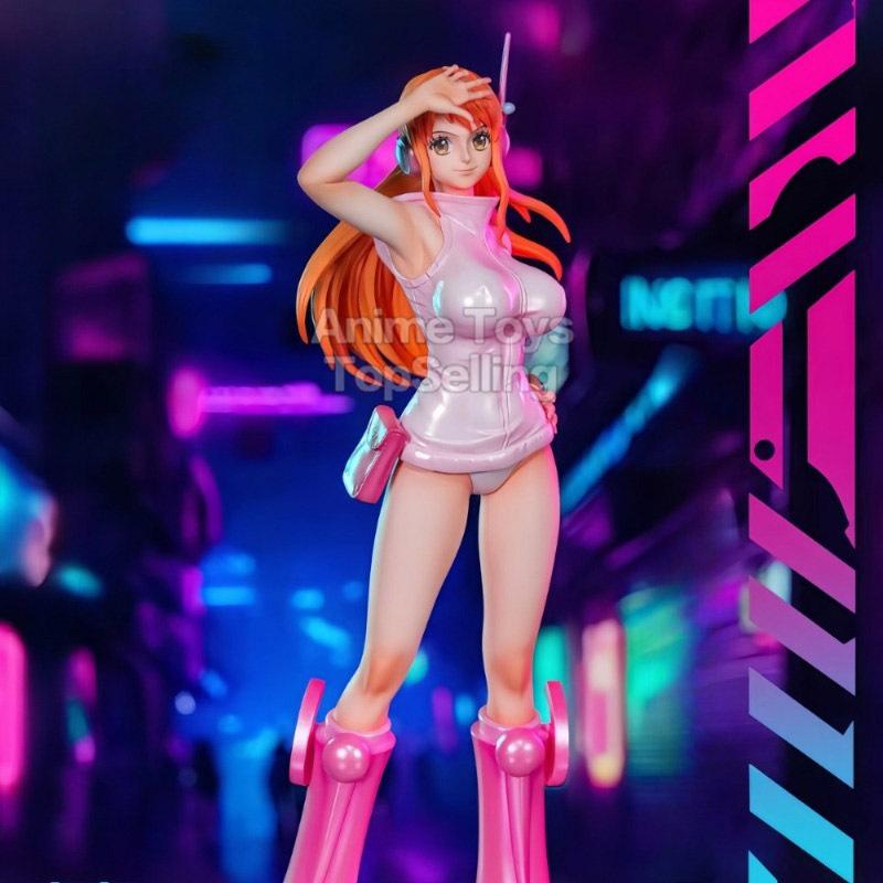 26cm/10.23in Anime One Piece Actionfigur Robin Figur Nami Figur PVC Spielzeug Statue Modell Sammelspielzeug Geschenke