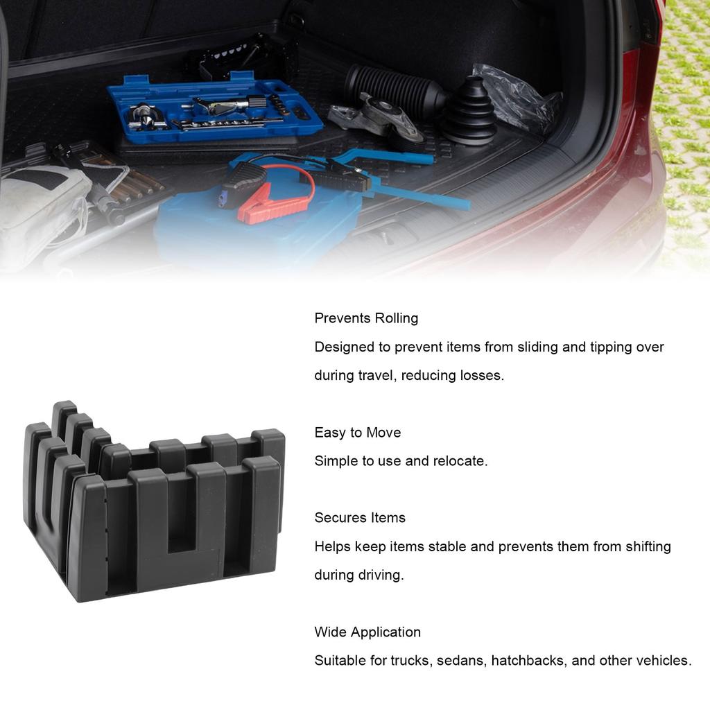 Car Trunk Organizer Block Set Multifunctional PP Plastic Car Storage Trunk Divider Set for Trucks SUVs