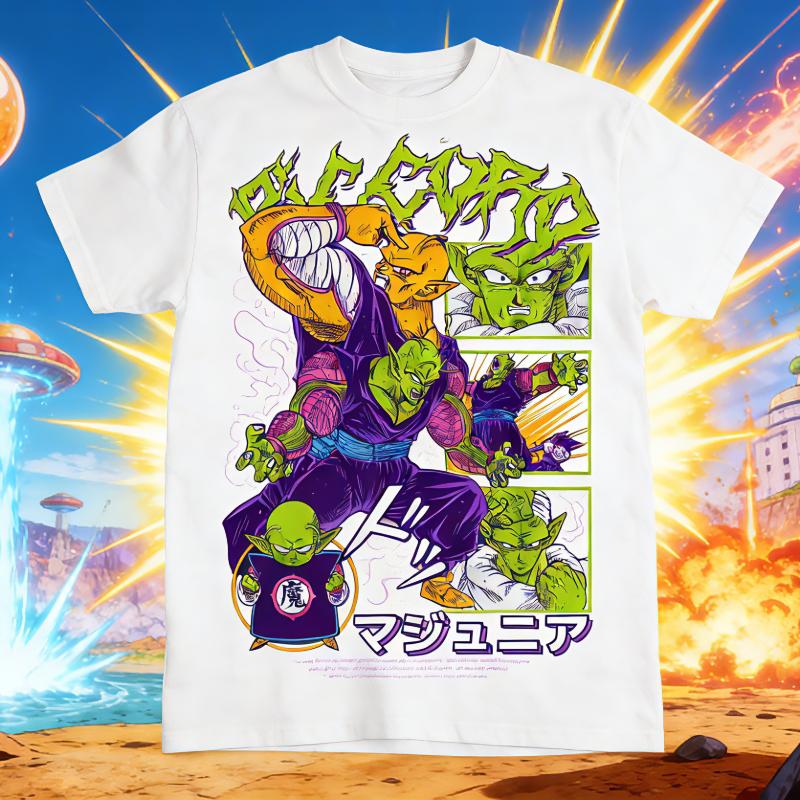 2026 Summer Dragon Ball Z All Characters Front Print Vintage Oversized Unisex T-Shirt for DBZ Fans Streetwear Y2k Ins 4XL