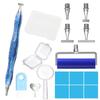 Ergonomic Diamond Painting Art Drill Bead Dot Pen Kit With Thin Thread Stainless Steels Metal Pen Heads Roller Tool Accessories