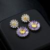 Classic Elegant Flower Drop Earrings Creative Luxury S925 Silver Needle Delicate Long Tassel Earring Fashion Women Jewelry