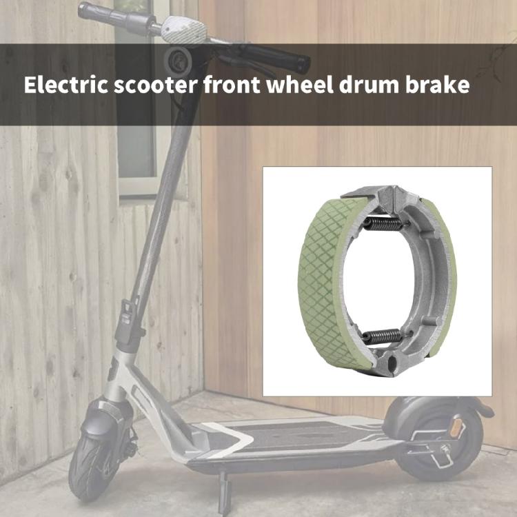 Electric Scooter Front Drum Brake Pad Shoe Expandable Drum Brake Pad Front Wheel Brake Drum Brake Pad Scooter Part