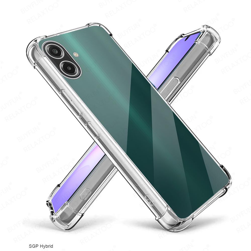 

Для Samsung Galaxy A07 Чохол Анти-Жовтий Прозорий М яка Задня Кришка Ударостійка Обкладинка SamsungA07 Samung A 07 07A 4G Прозорі Fundas Coque A07 прозорий