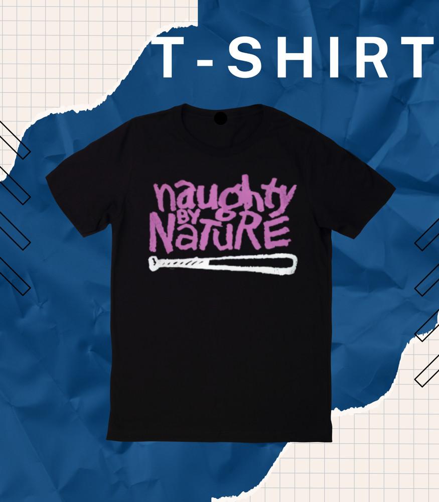 

Naughty By Nature Logo 90 s Hip-Hop Rap Group Treach Vin Rock Dj Men s T-Shirt 3XL
