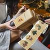 300 Stück Frohe Weihnachten Etiketten Aufkleber Party Dekoration für DIY Geschenkverpackung Festival Gruß