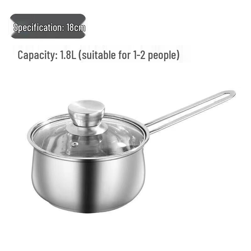 ZISIZ Stainless Steel Soup & Milk Pot