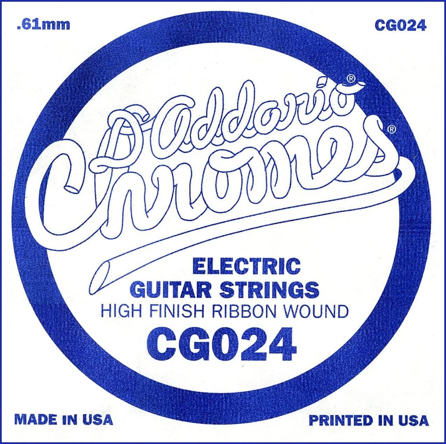 

D Addario CG024 Flatwound .024 Electric Guitar Strings, 5-Piece Set (Official Japanese Product)