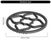 Iron Wok Support Rings Slip Proof Stove Pans Holder 19cm Cooktop Range Stand Pots Stand Suitable for Kitchen Gas Hob