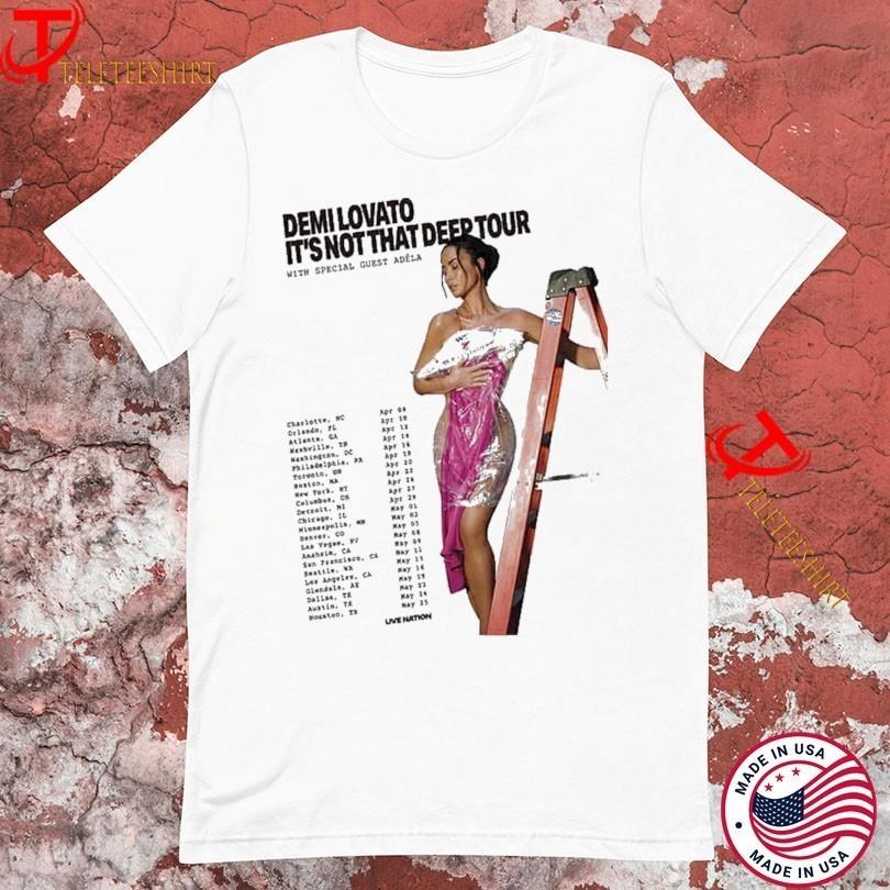 Demi Lovato It’s Not That Deep Tour 2026 Concert Fan Merch TShirt CS124 Unisex T-Shirt S