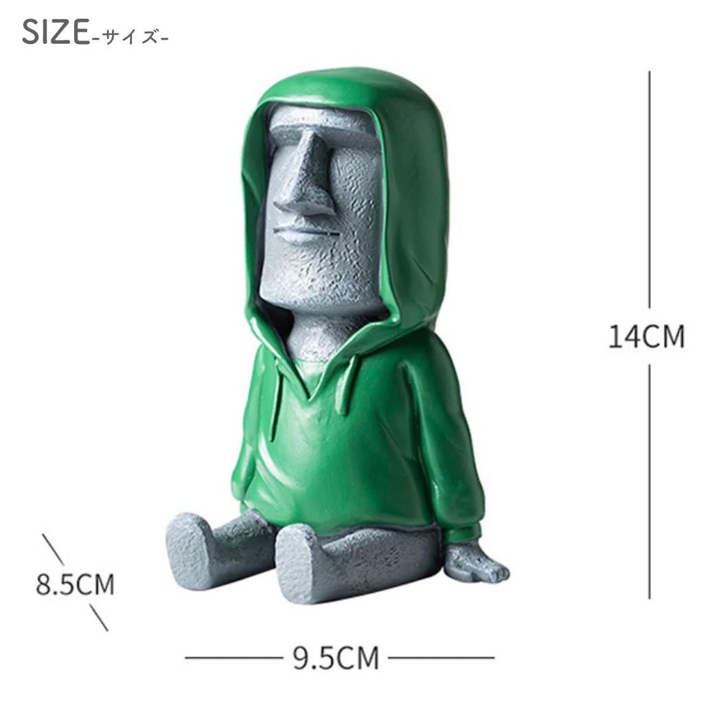 [Queen-b] Moai Smartphone Stand, Smartphone Holder, Desktop Tablet Stand, Unique, Fun, Cute, Stylish, Smartphone, Mobile Phone, Interior Decor,