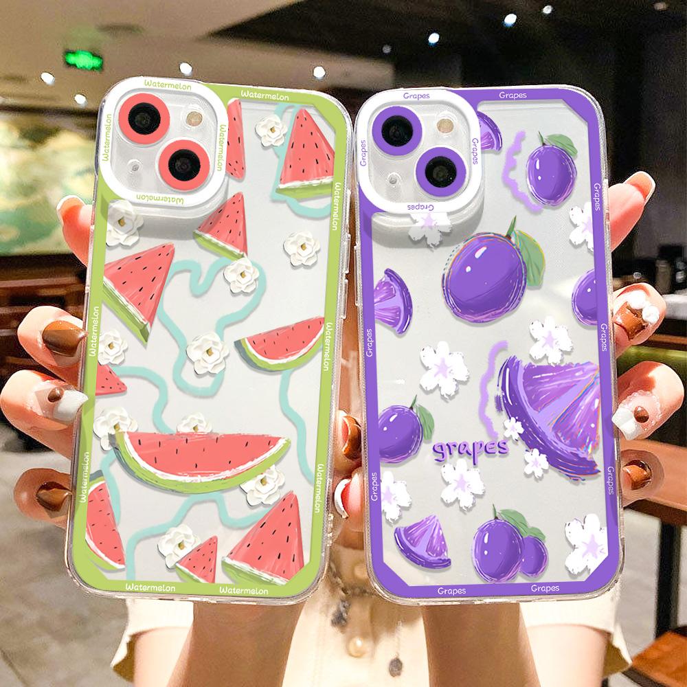 Soft Case For Iphone 14 Plus Case Clear Flower Funda Iphone 12 13 11 Pro Max Mini 7 8 Plus Se 2022 2020 X Xr Xs Max Back Cover