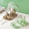 Pot Lid and Spatula Holder U-shaped Slot Multipurpose Countertop Spoon Fork Spatula Rack Kitchen Storage Holder