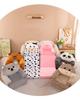 Kids' Plush Folding Stool: Panda, Capybara & Cow Design, Perfect for Playroom or Gift