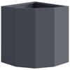 Corner Planter Anthracite 30 x 30 x 35 cm Steel