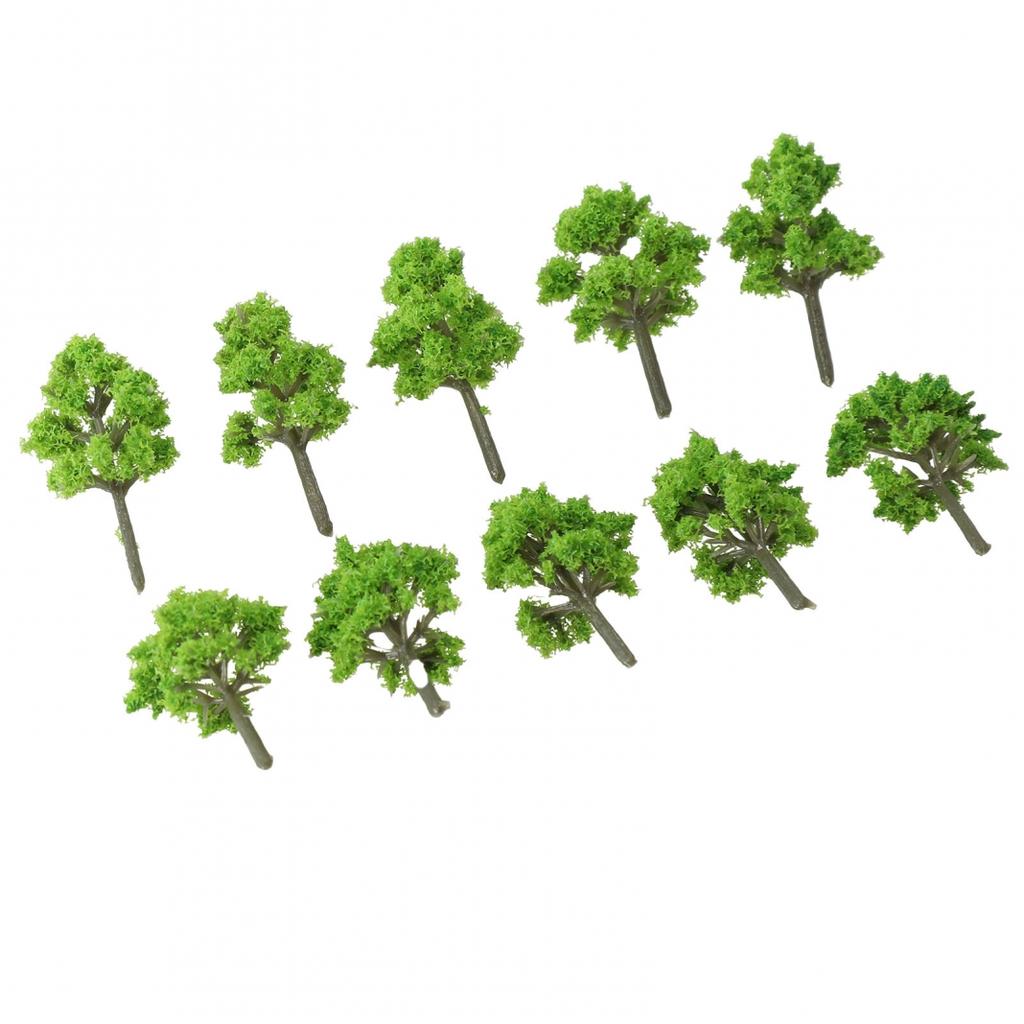 Props Model Trees Railroad Artificial Diorama Scenery Supplies Plastic